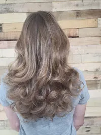 Hair color and blonding result at The Wild Berry Salon
